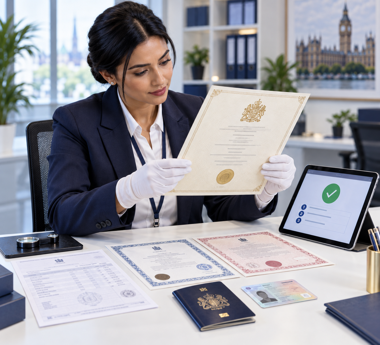 Document Authentication and Verification service